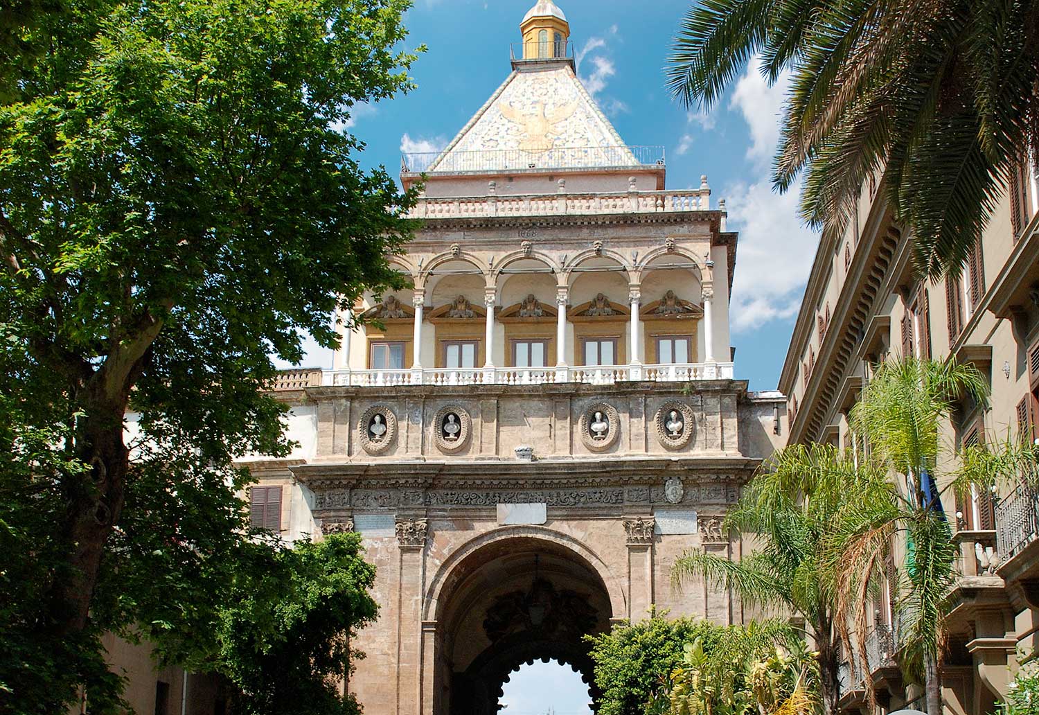 The Porta Nuova in Palermo