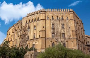 Het Palazzo dei Normanni, ook bekend als het Palazzo reale, in Palermo