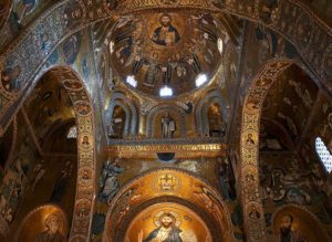 De Cappella Palatina in het Normandische paleis in Palermo